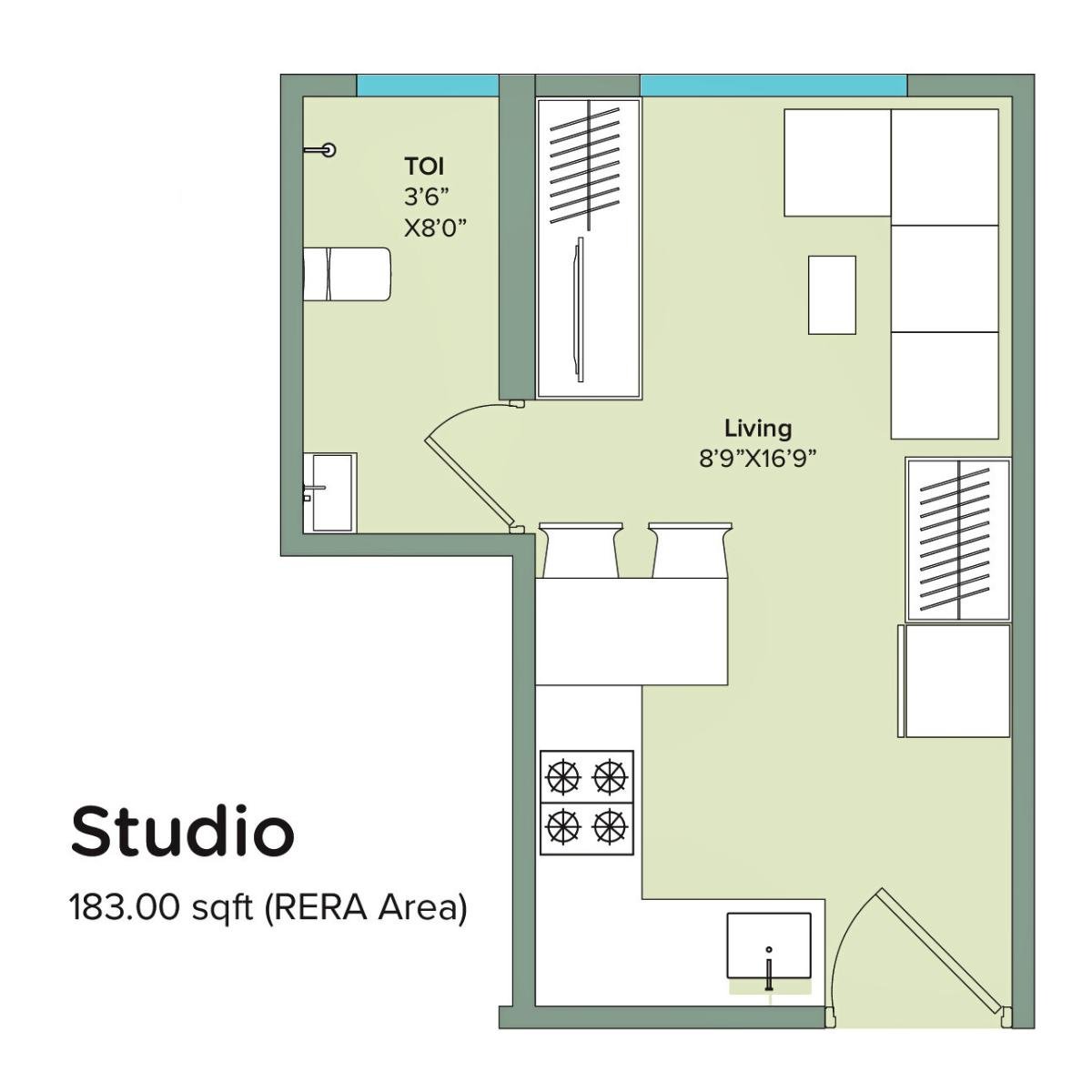 Marathon-NeoHomes-Kaveri-Studio-183-Sqft