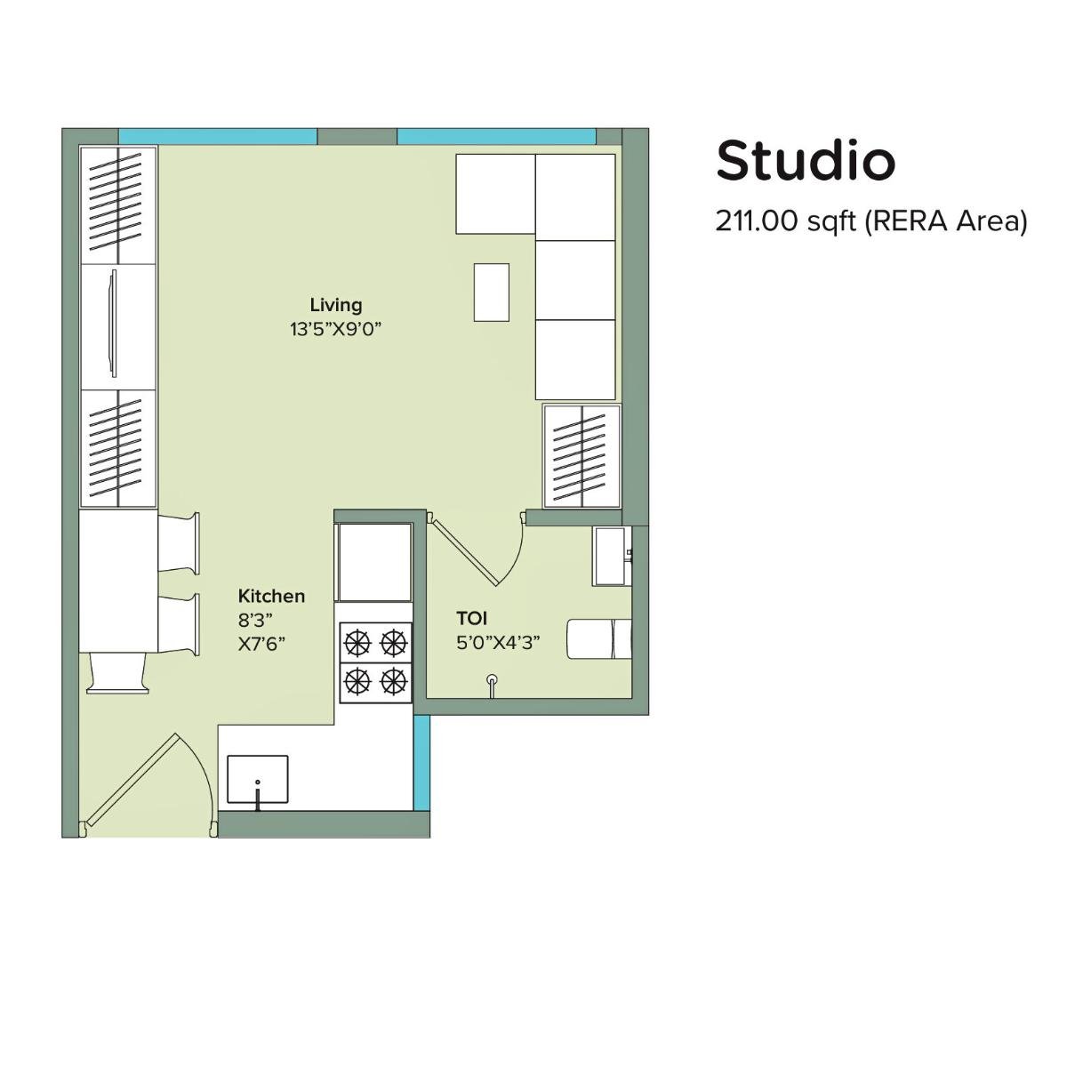 Marathon-NeoHomes-Kaveri-Studio-211-Sqft