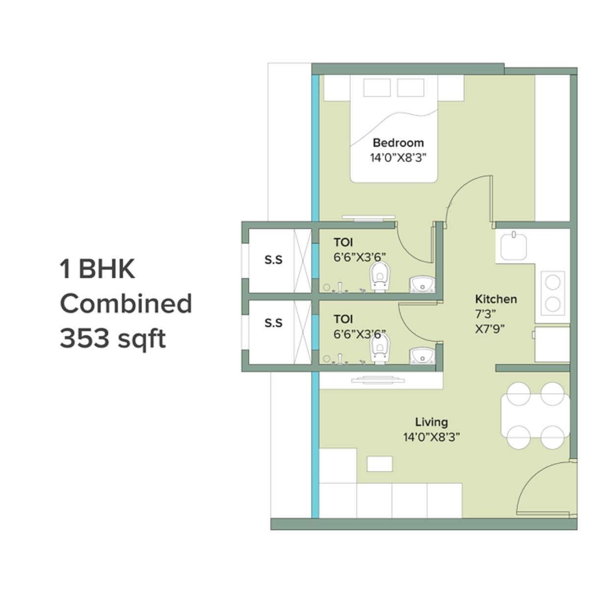 Marathon-NeoHomes-Narmada-Floor-Plan-1-BHK-Combined-353-Sqft